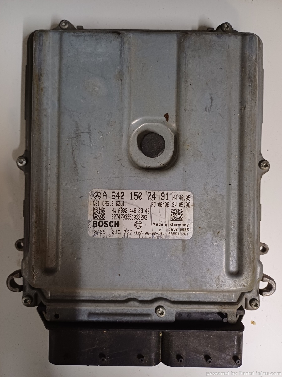 Calculator ECU MERCEDES-BENZ S-CLASS II (W221, C215) [ 2005 - 2013 ] BOSCH 0281013523 OEM A6421507491