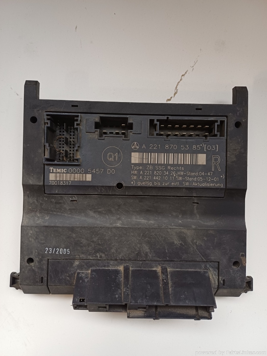 Calculator confort MERCEDES-BENZ S-CLASS II (W221, C215) [ 2005 - 2013 ] OEM A2218705385