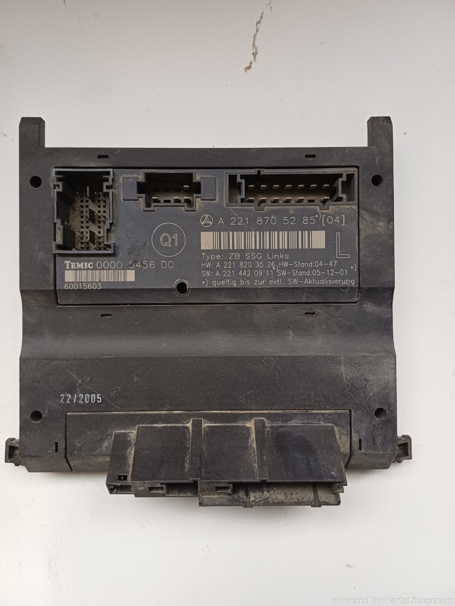 Calculator confort MERCEDES-BENZ S-CLASS II (W221, C215) [ 2005 - 2013 ] OEM A2218705285