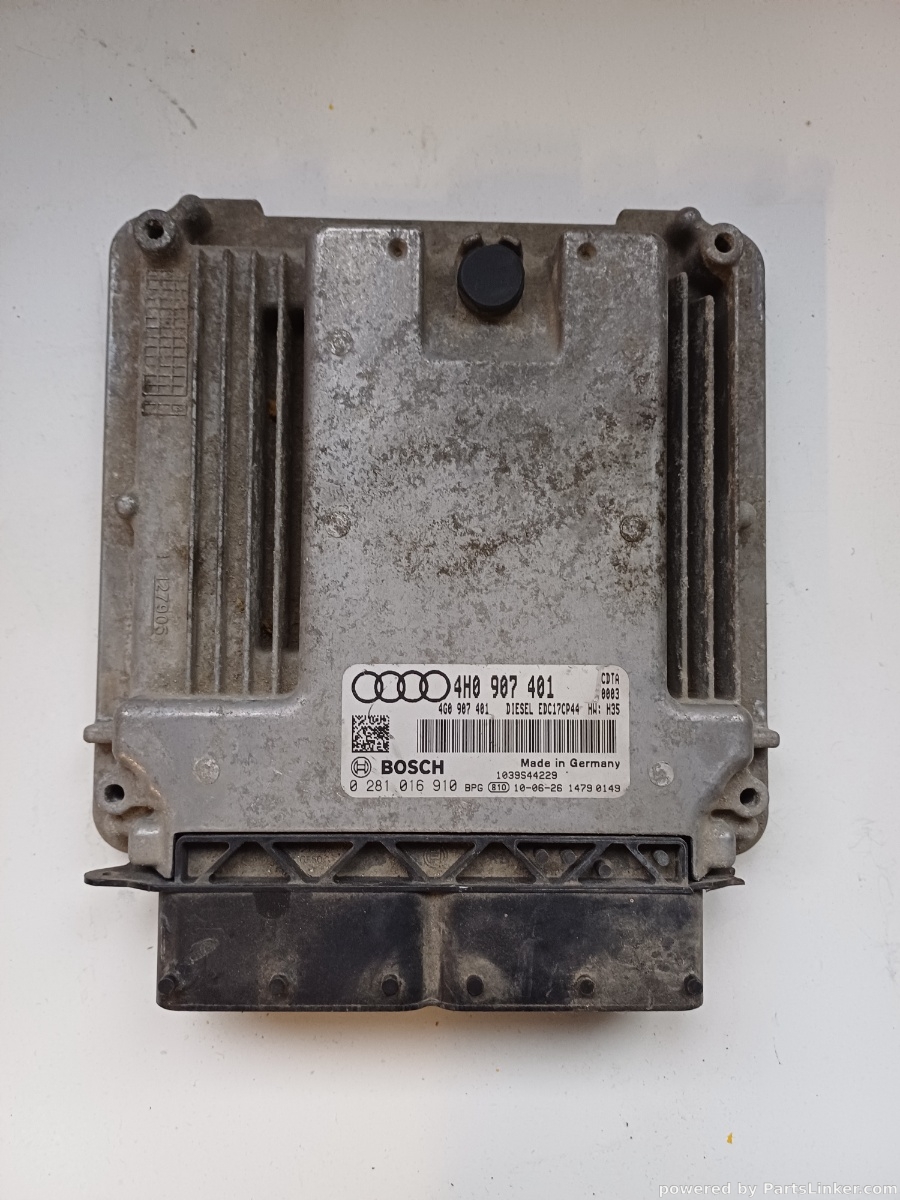 ECU modul/unitate de control motor AUDI A8 III 4H2, 4H8, 4HC, 4HL 2009 - 2018 TDI quattro CDTA, CDTC, CMHA BOSCH 0281016910 4H0907401