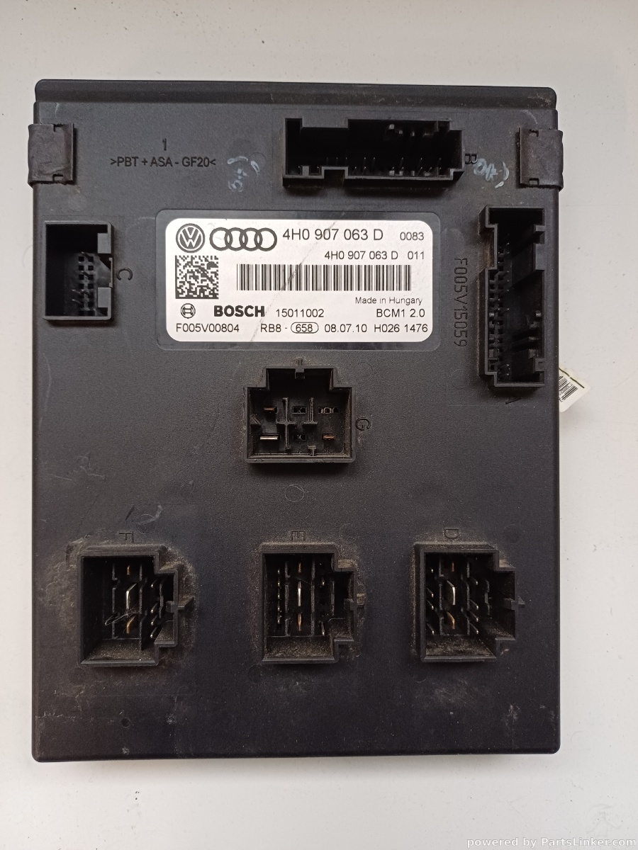 Calculator confort AUDI A8 III (4H2, 4H8, 4HC, 4HL) [ 2009 - 2018 ] BOSCH 15011002 OEM 4H0907063D