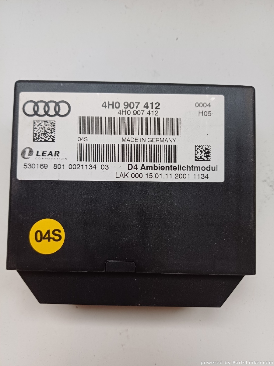 Calculator lumini AUDI A8 III (4H2, 4H8, 4HC, 4HL) [ 2009 - 2018 ] OEM 4H0907412