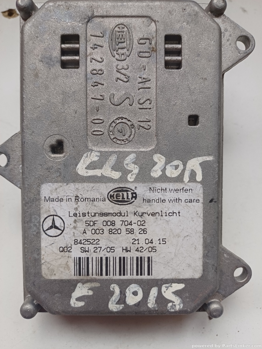 Balast Xenon MERCEDES-BENZ CLS II (C218) [ 2010 - > ] OEM A0038205826