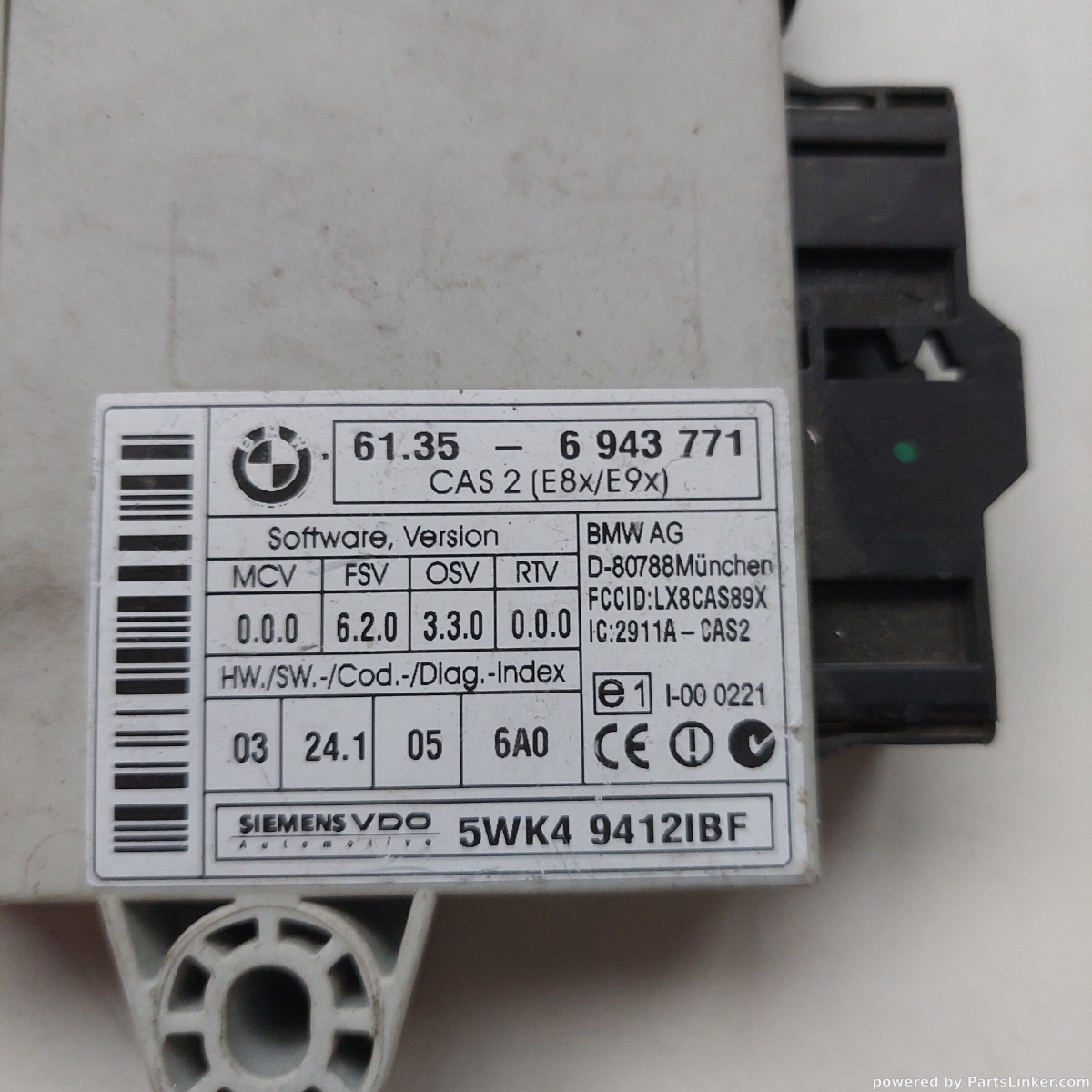 ECU modul/unitate de control motor BMW 3 V E90 2004 - 2012 6943771 – foto 2