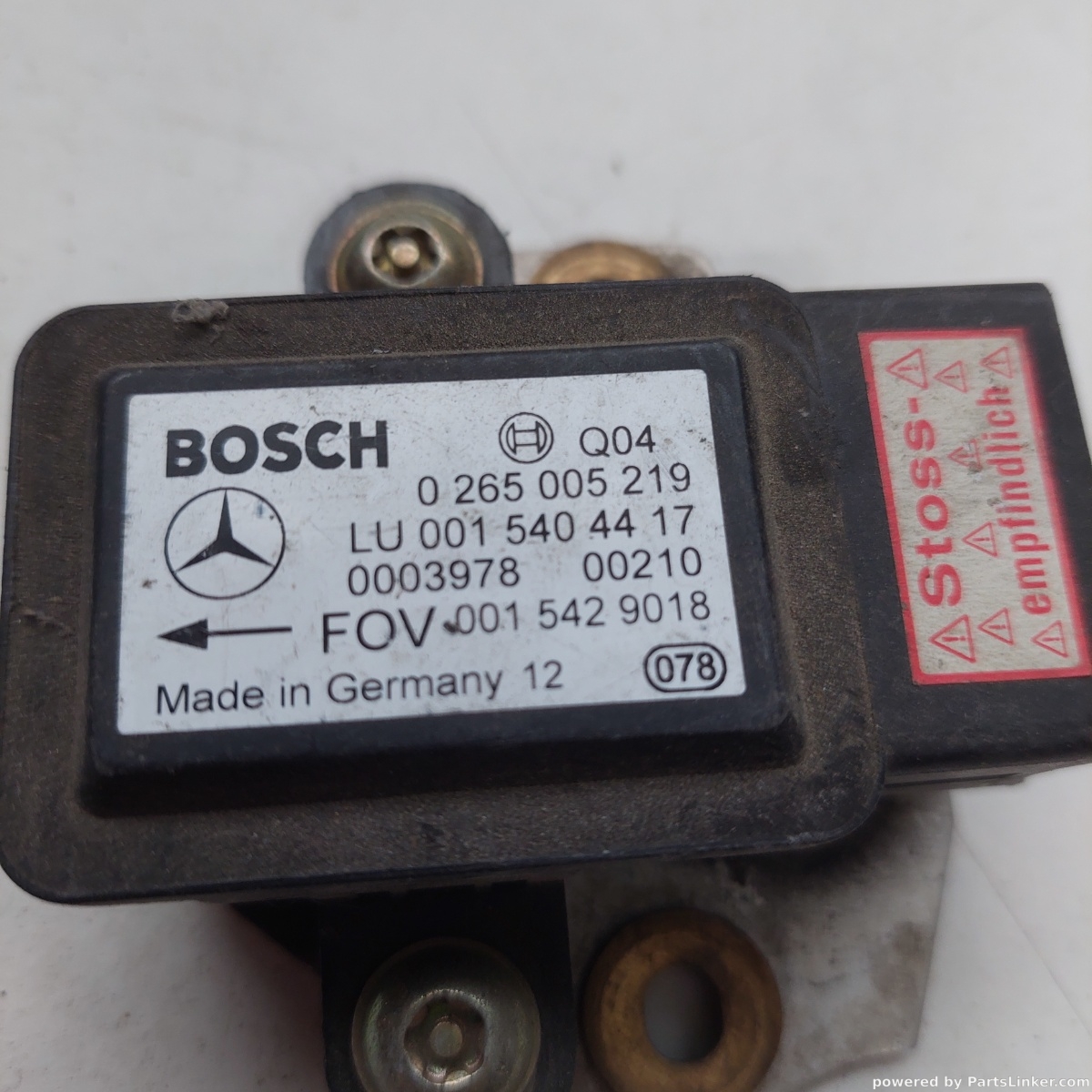 Senzor ESP de viteza la viraje MERCEDES-BENZ A-CLASS W168 1997 - 2005 0265005219 – foto 2