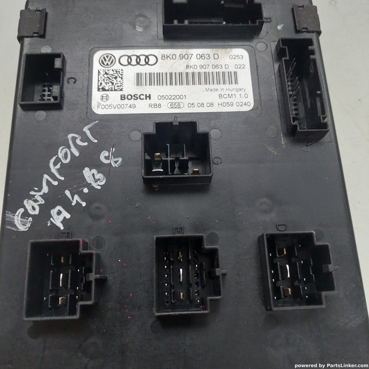 Calculator confort AUDI A4 IV Avant (8K5, B8) [ 2007 - 2015 ] OEM 8k0907063d