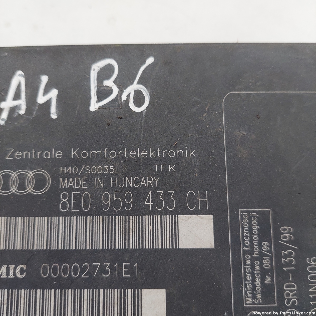 Calculator confort AUDI A4 III (8EC, B7) [ 2004 - 2008 ] OEM 8e0959433ch – foto 2