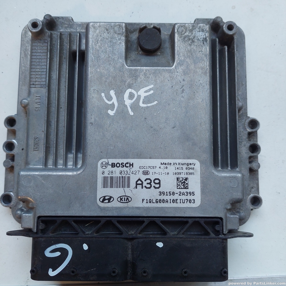 Calculator motor KIA SPORTAGE SL 2009 - > 1.7 CRDi D4FD 0281033427