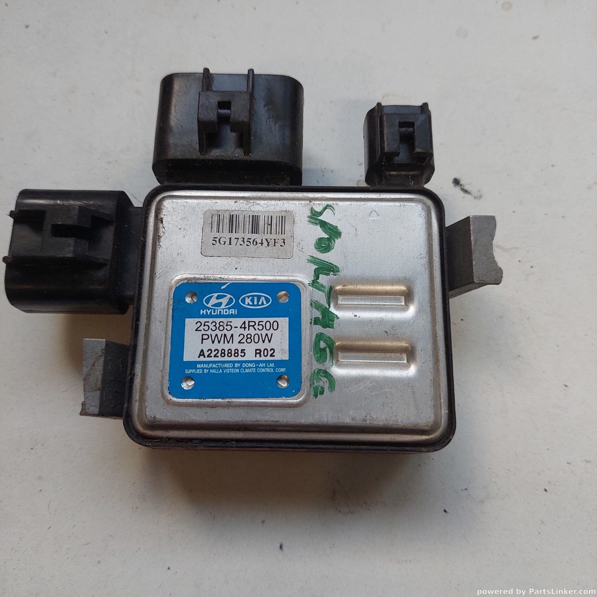 Releu ventilator KIA SPORTAGE SL 2009 - > 253854r500