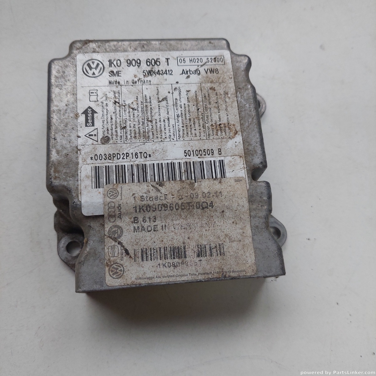 Calculator airbag VOLKSWAGEN GOLF V 1K1 2003 - 2009 1k0909605t