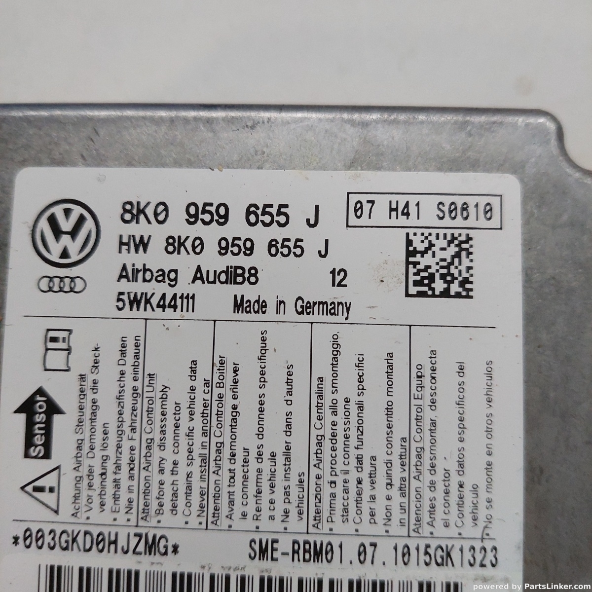 Calculator airbag AUDI A5/S5 (8T3) [ 2007 - 2017 ] OEM 8k0959655j – foto 2