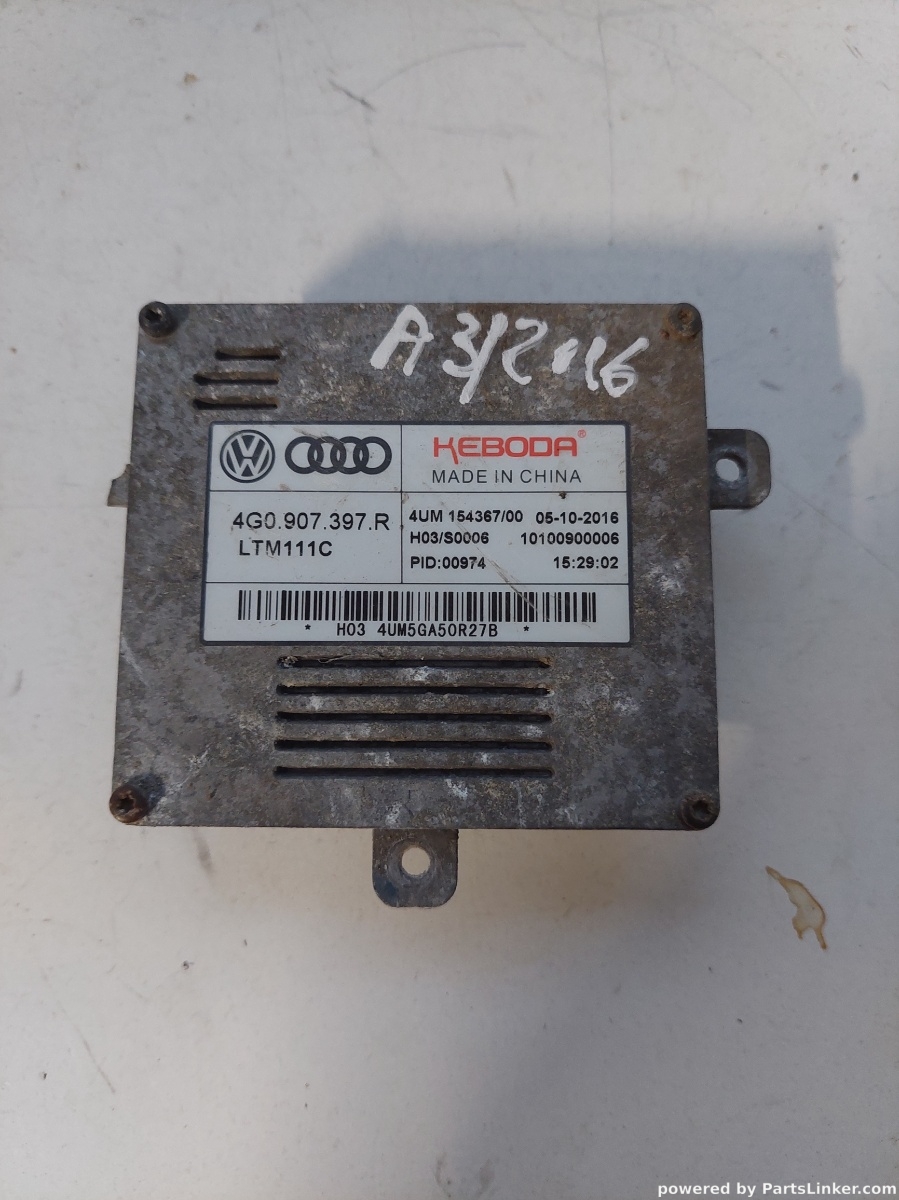 Balast Xenon prindere defecta AUDI A3 Limousine 8VS, 8VM 2013 -> 4g0907397r