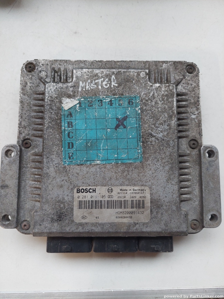Calculator motor RENAULT MASTER III 2003 2.5 DCI OEM 0281011105