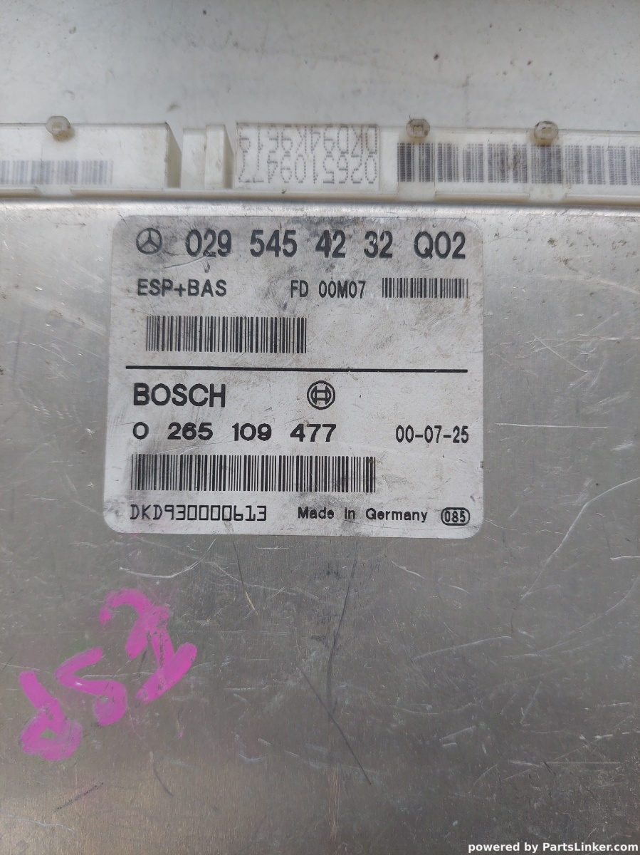 Calculator Ecu MERCEDES-BENZ A-CLASS W168 1997 - 2005 0295454232 – foto 2