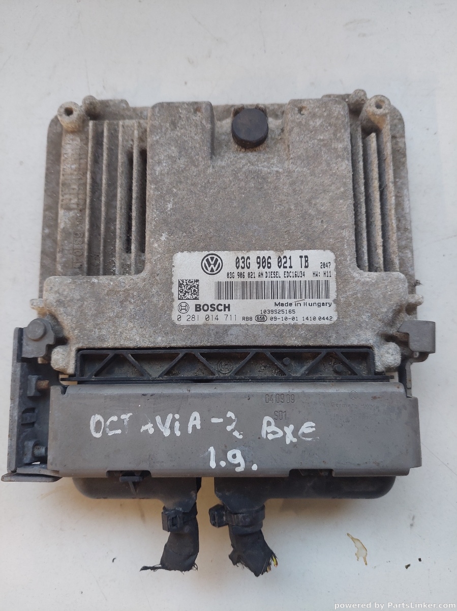 Calculator ECU SKODA OCTAVIA II Combi (1Z5) [ 2004 - 2013 ] OEM 03g906021tb