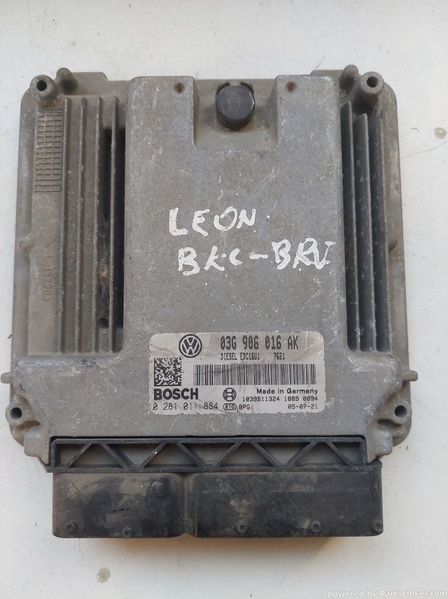 Calculator ECU SEAT LEON II (1P1) [ 2005 - 2013 ] OEM 03g906016ak