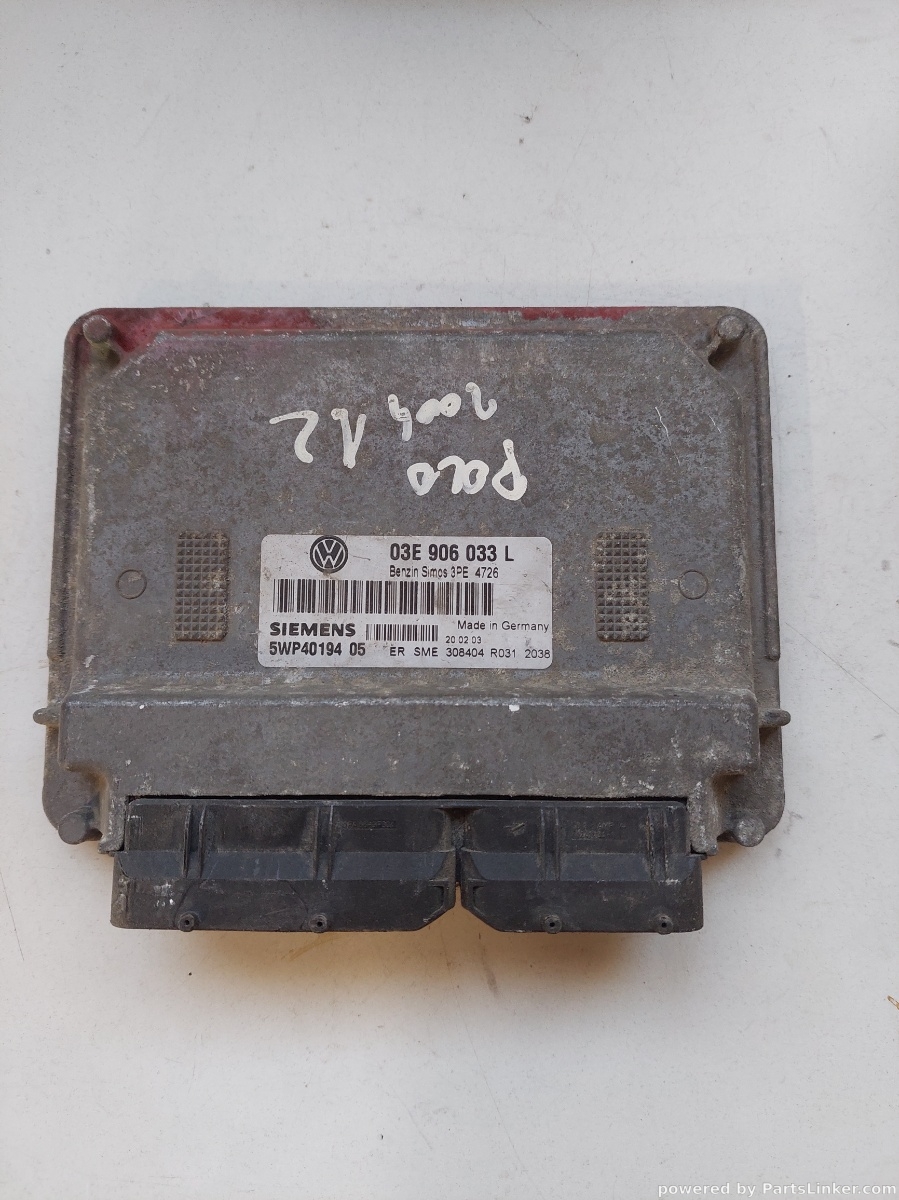 Calculator ECU VOLKSWAGEN POLO Saloon (9N4) [ 2002 - 2010 ] OEM 03e906033l