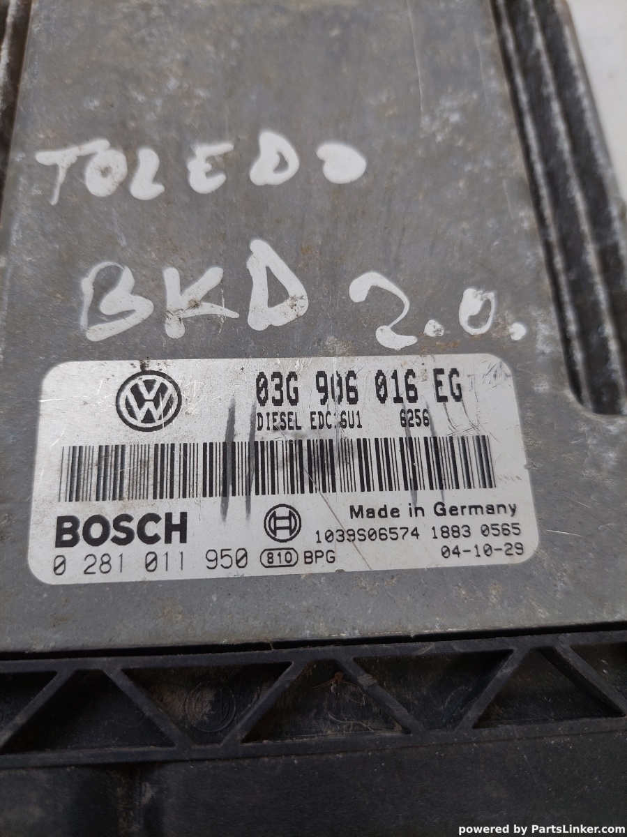 Calculator ECU SEAT TOLEDO III (5P2) [ 2004 - 2009 ] OEM 03g906016eg – foto 2