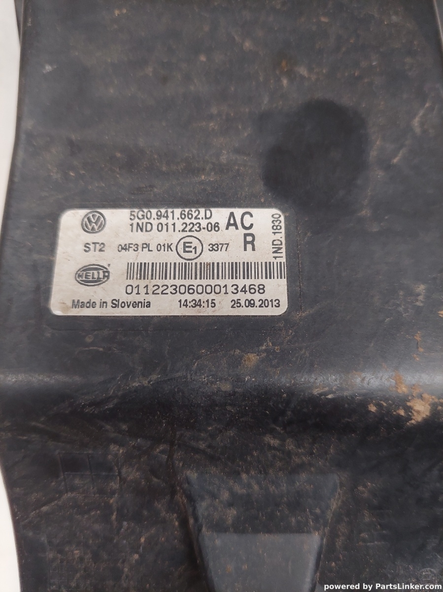 Proiector ceata dreapta fata VOLKSWAGEN GOLF 7 [ 2013 - 2017 ] OEM 5g0941662d – foto 2