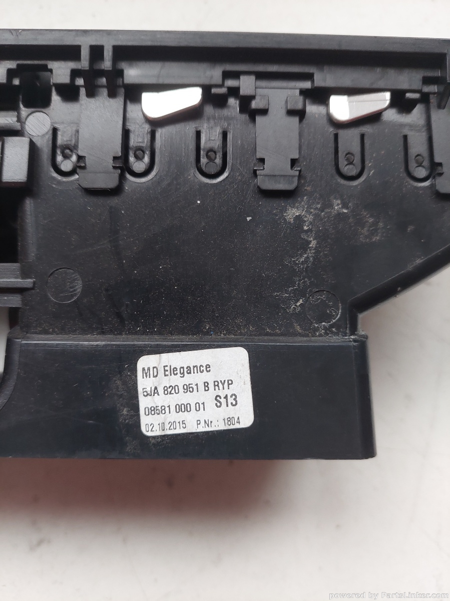 Guri ventilatie SKODA RAPID Spaceback (NH1) [ 2012 - > ] OEM 5ja820951b – foto 2