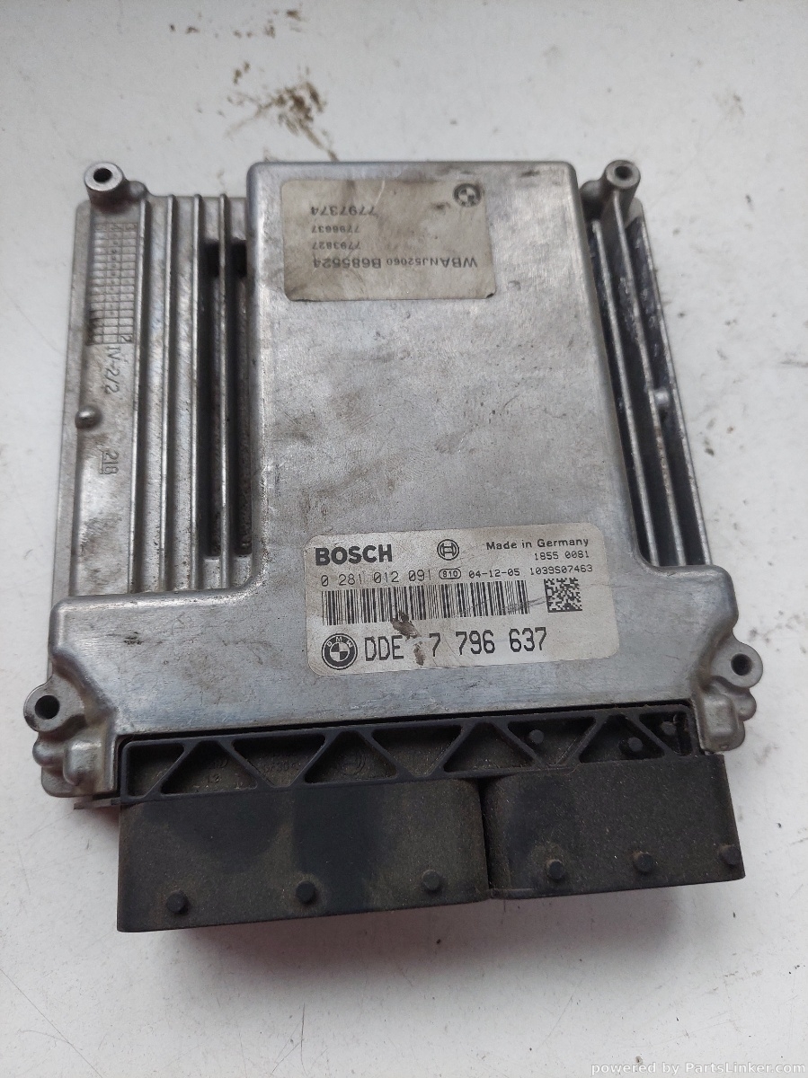 Calculator ECU BMW 5 (E60) [ 2001 - 2010 ] 525 i (N52 B25..) 160KW|218HP BOSCH 0281012091 OEM Dde7796637