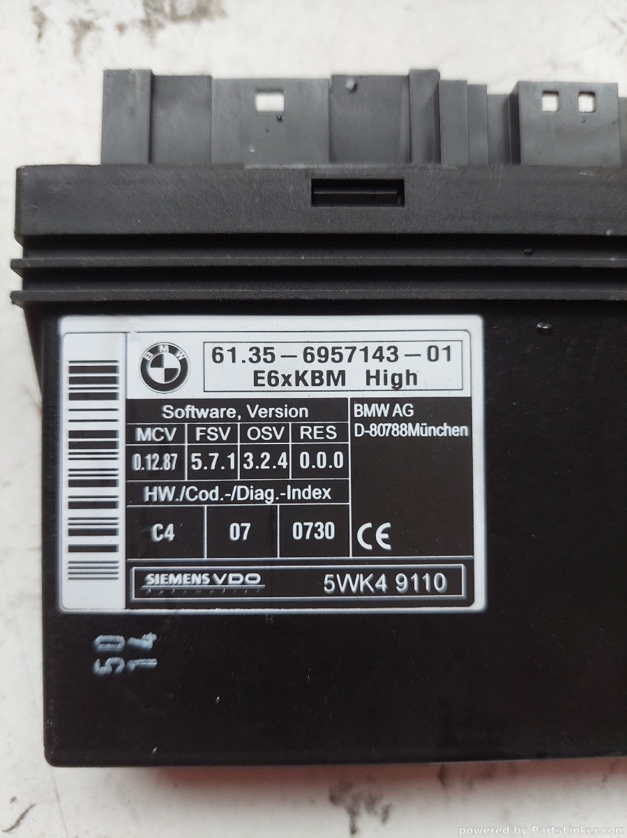 Calculator confort BMW 5 (E60) [ 2001 - 2010 ] OEM 6957143 – foto 2