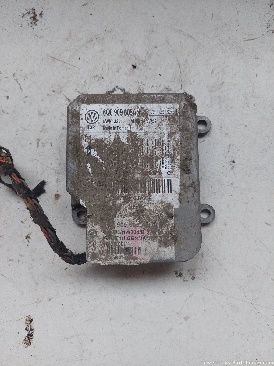 Calculator airbag VOLKSWAGEN CADDY (6K9, 9E7, 9E9) [ 2002 - 2009 ] OEM 6q0909650ah
