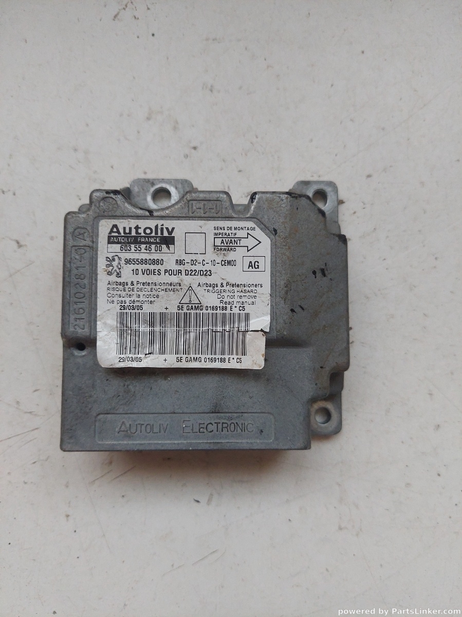 Calculator airbag PEUGEOT 407 SW (6E_) [ 2004 - 2010 ] OEM 9655880880