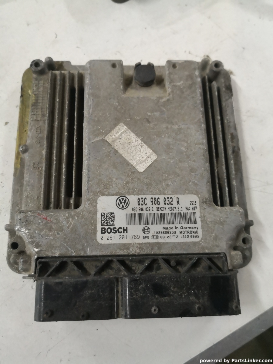 Calculator ECU VOLKSWAGEN GOLF V (1K1) [ 2003 - 2009 ] TSI (BMY) 103KW|140HP BOSCH 0261201769 OEM 03c906032r