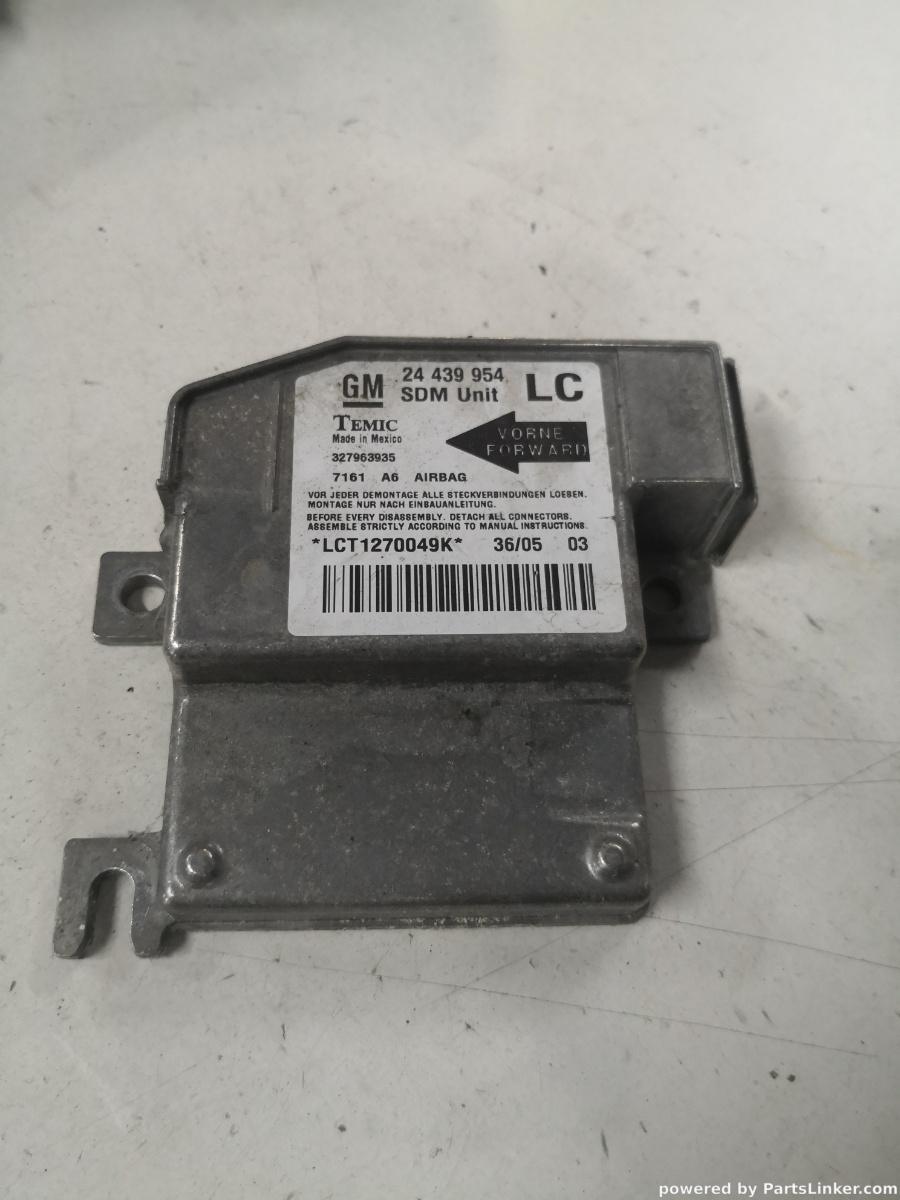 Calculator airbag OPEL CORSA C (F08, F68, X01) [ 2000 - 2009 ] OEM 327963935
