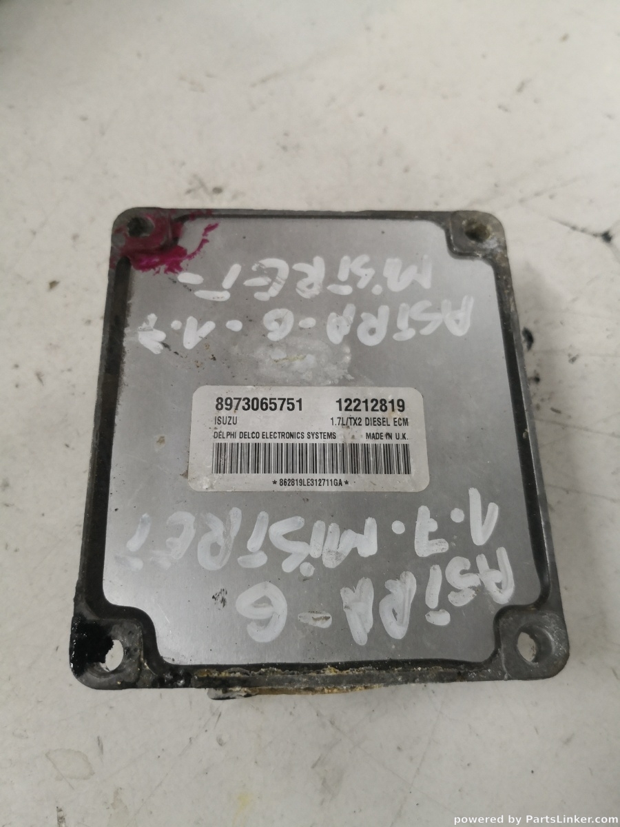 Calculator ECU OPEL ASTRA G Hatchback (F48_, F08_, T98) [ 1998 - 2009 ] DTI 16V (Y 17 DT) 55KW|75HP Delphi 12212819 OEM 8973065751
