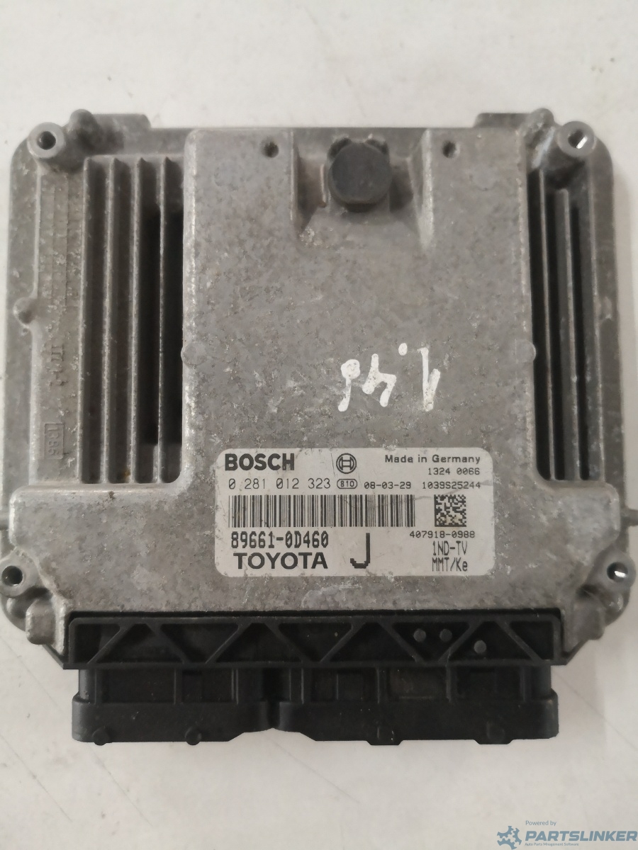Calculator ECU TOYOTA YARIS (_P9_) [ 2005 - > ] D-4D (1ND-TV) 66KW|90HP BOSCH 896610d460 OEM 0281012323
