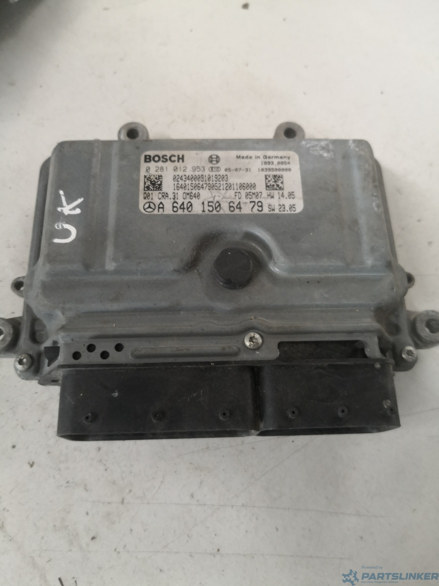 Calculator ECU MERCEDES-BENZ A-CLASS II (W169) [ 2004 - 2012 ] A 200 CDI (OM 640.941) 103KW|140HP BOSCH 0281012953 OEM A6401506479