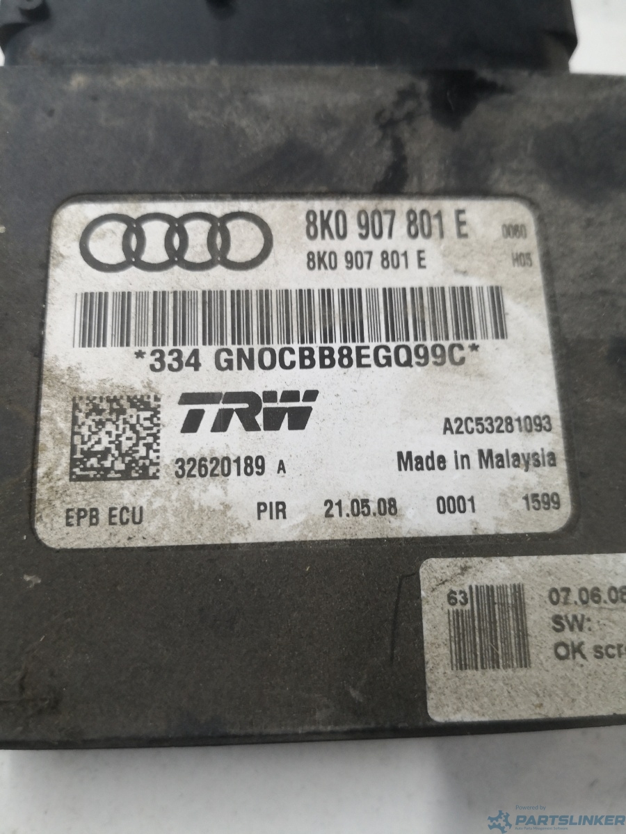 Calculator frana mana AUDI A4 IV (8K2, B8) [ 2007 - 2015 ] OEM 8k0907801e – foto 2