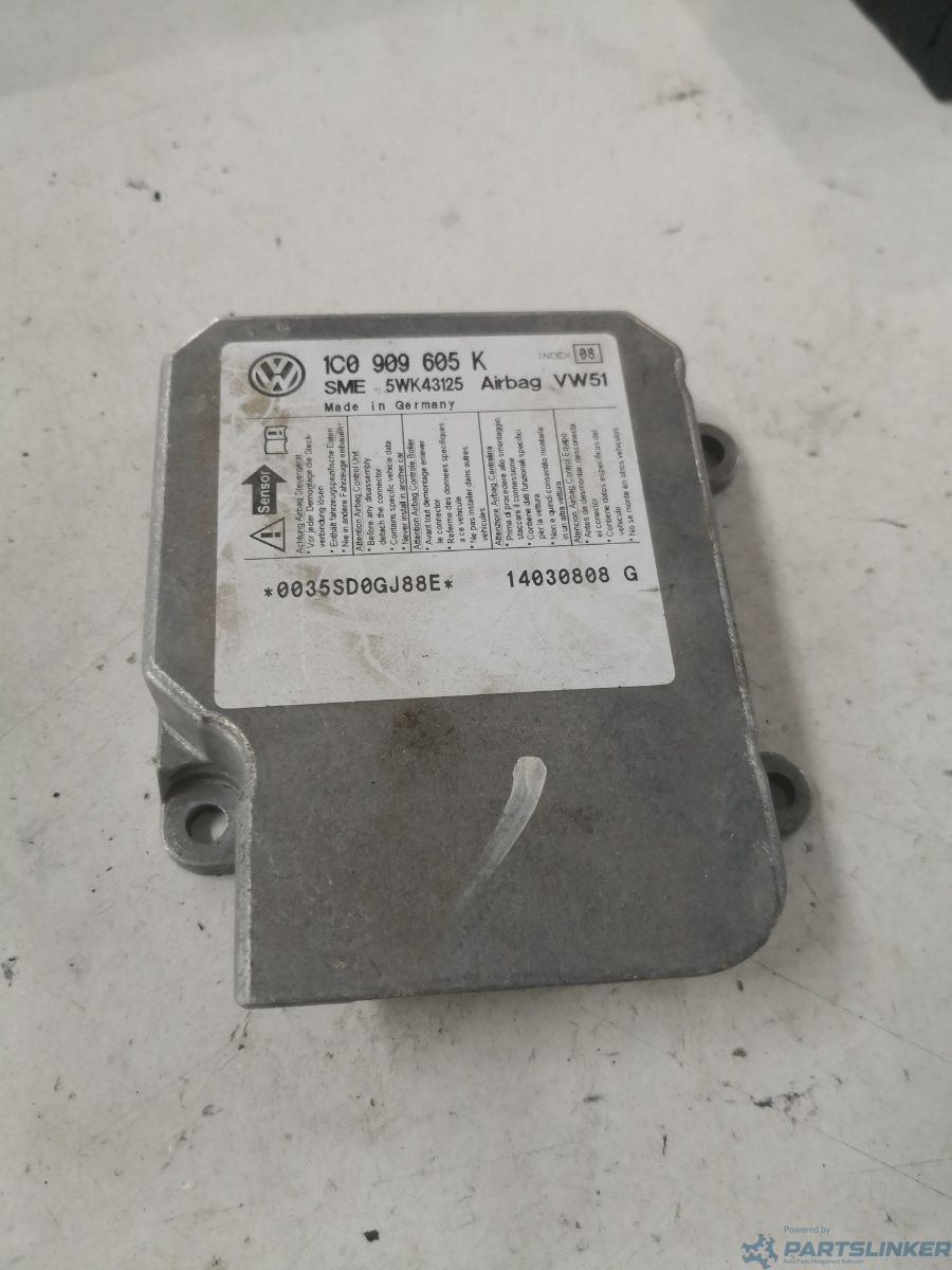 Calculator airbag VOLKSWAGEN POLO (9N_) [ 2001 - 2012 ] OEM 1c0909605k