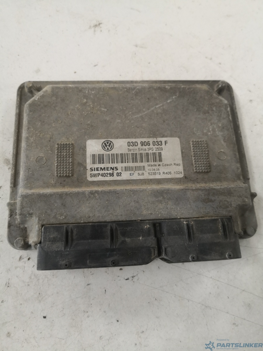 Calculator ECU VOLKSWAGEN POLO (9N_) [ 2001 - 2012 ] 1.2 (AWY, BMD) 40KW|54HP SIEMENS 5wp4029802 OEM 03d906033f