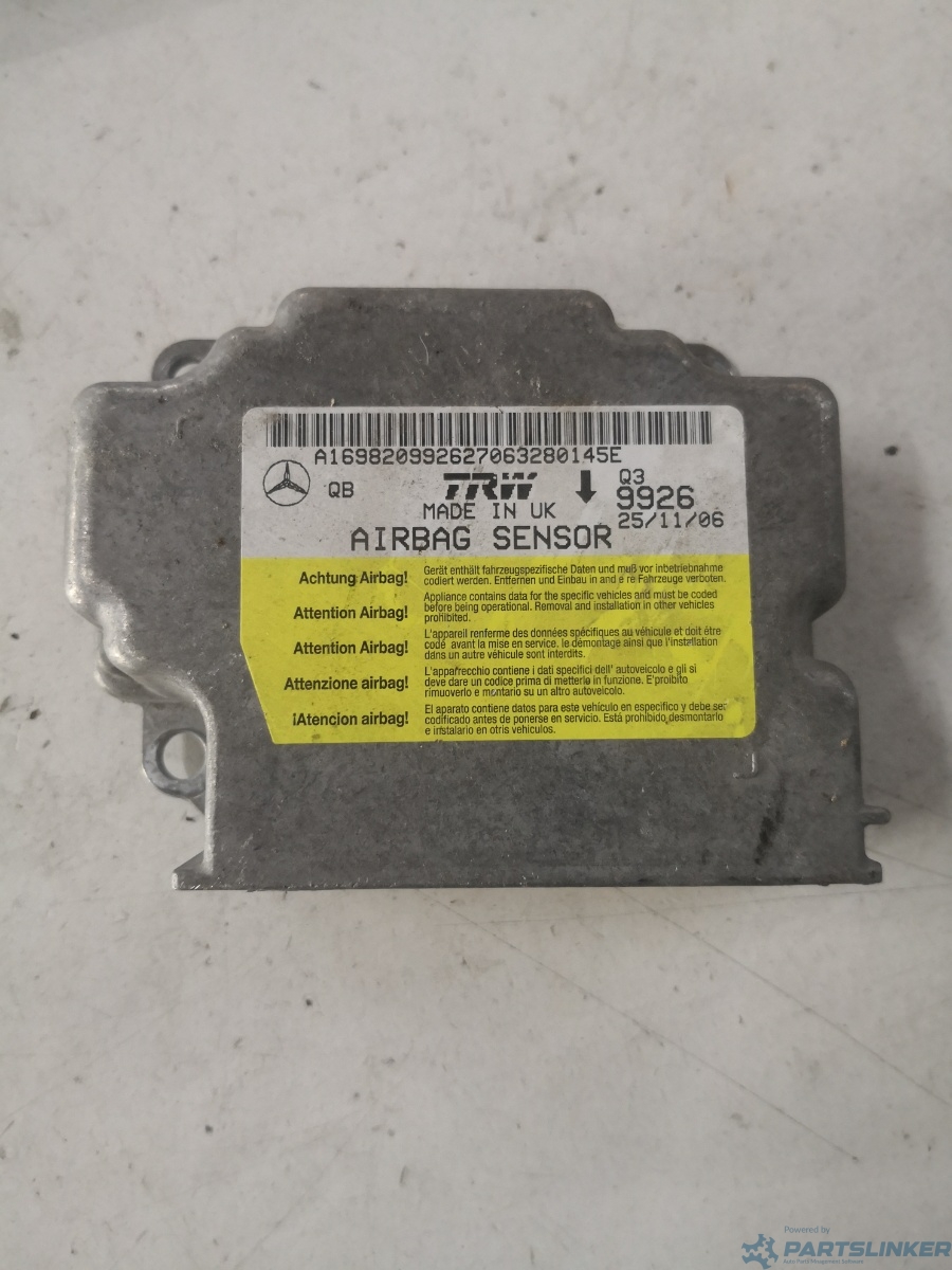 Calculator airbag MERCEDES-BENZ B-CLASS (W245) [ 2005 - 2011 ] OEM A1698209926