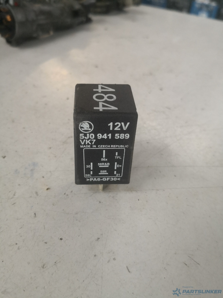 Releu SKODA ROOMSTER (5J) [ 2006 - 2015 ] OEM 5j0941589