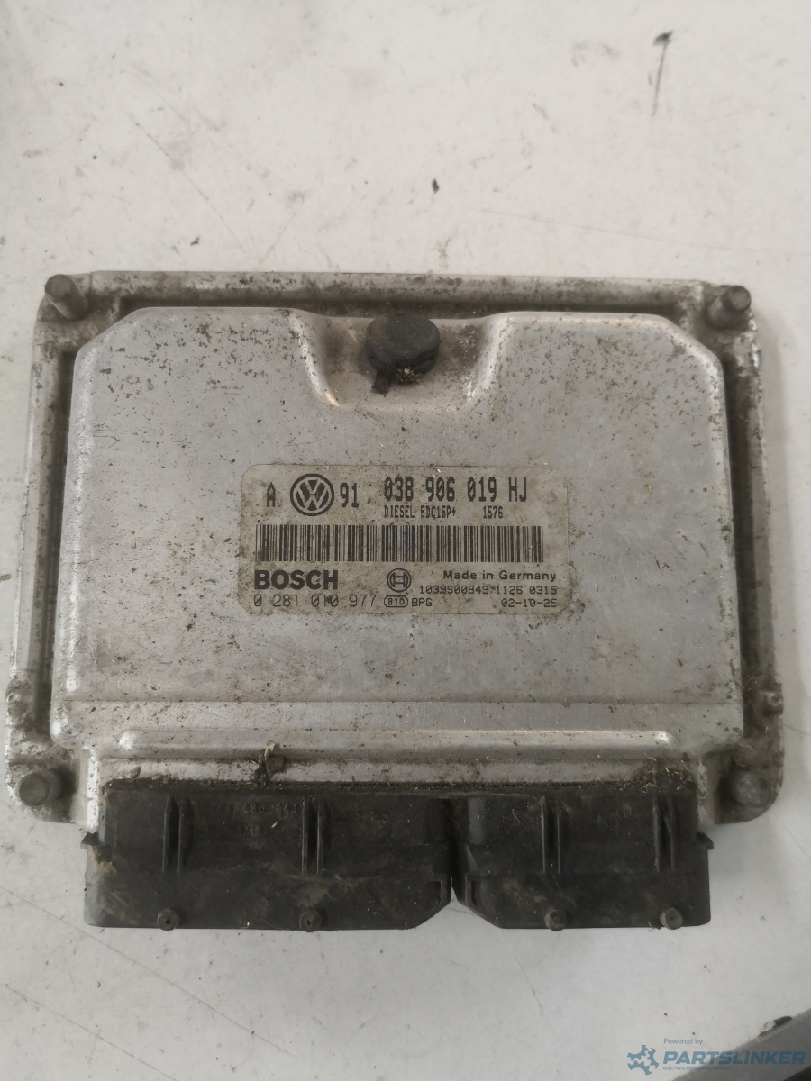 Calculator ECU VOLKSWAGEN BORA (1J2) [ 1998 - 2013 ] TDI (ASZ) 96KW|130HP BOSCH 0281010977 OEM 038906019hj