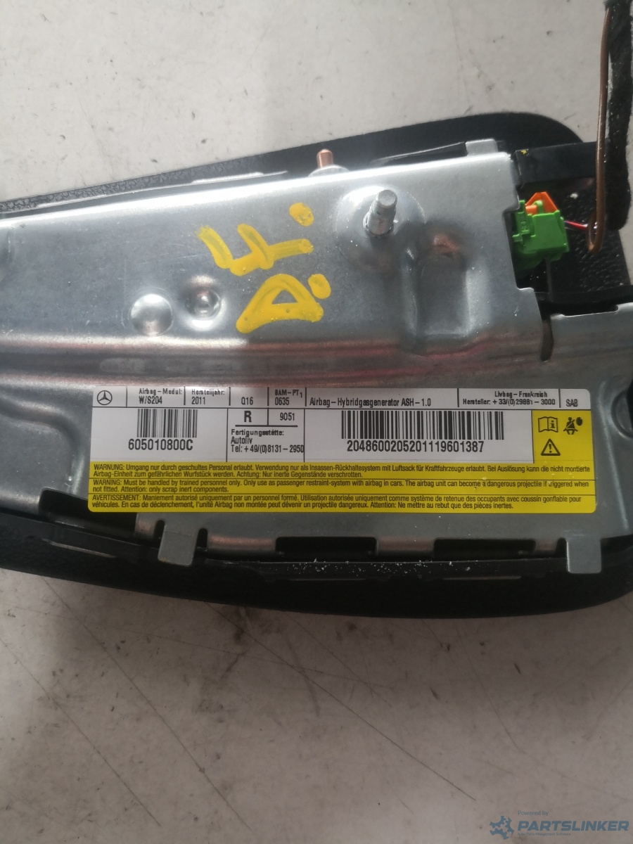 Airbag scaun dreapta fata MERCEDES-BENZ C-CLASS (W204) [ 2007 - 2014 ] OEM 605010800c – foto 2