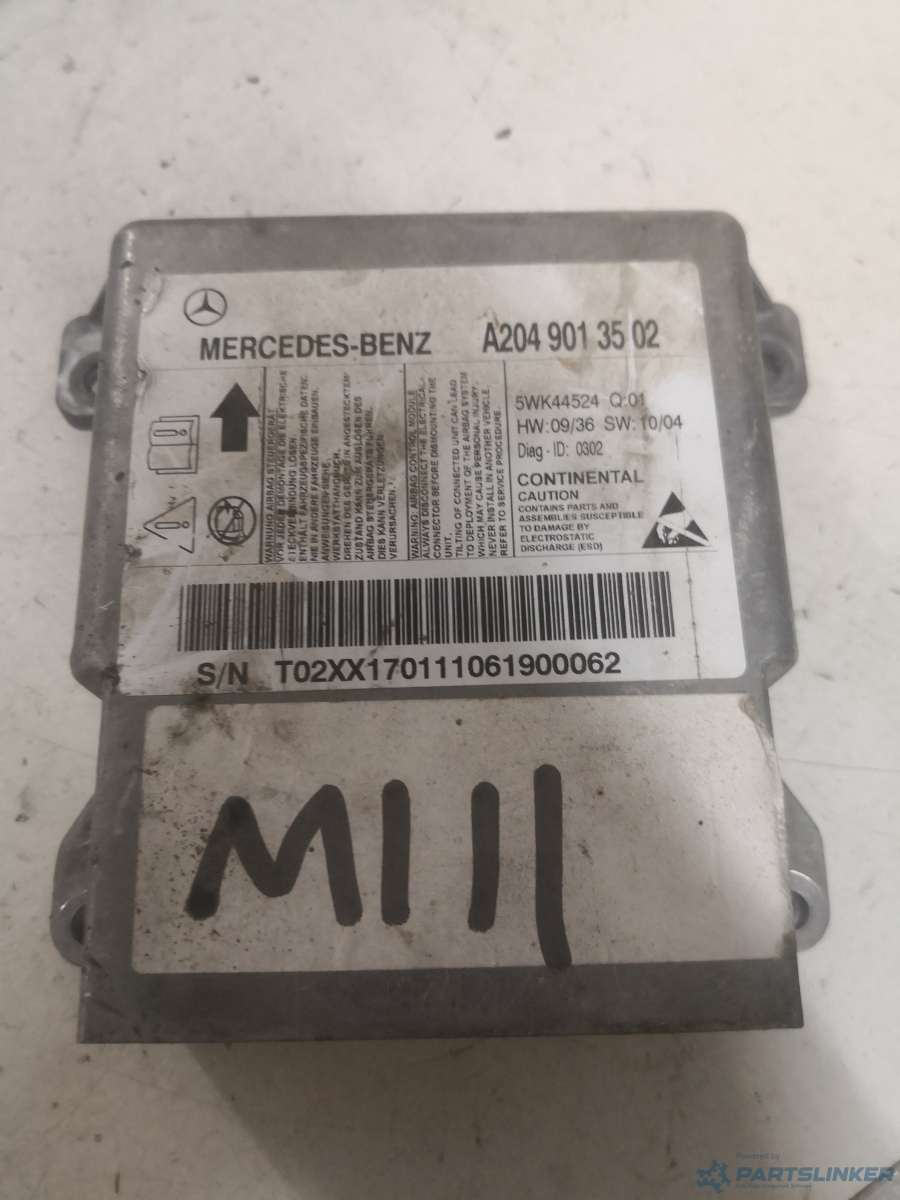 Calculator airbag MERCEDES-BENZ C-CLASS (W204) [ 2007 - 2014 ] OEM A2049013502