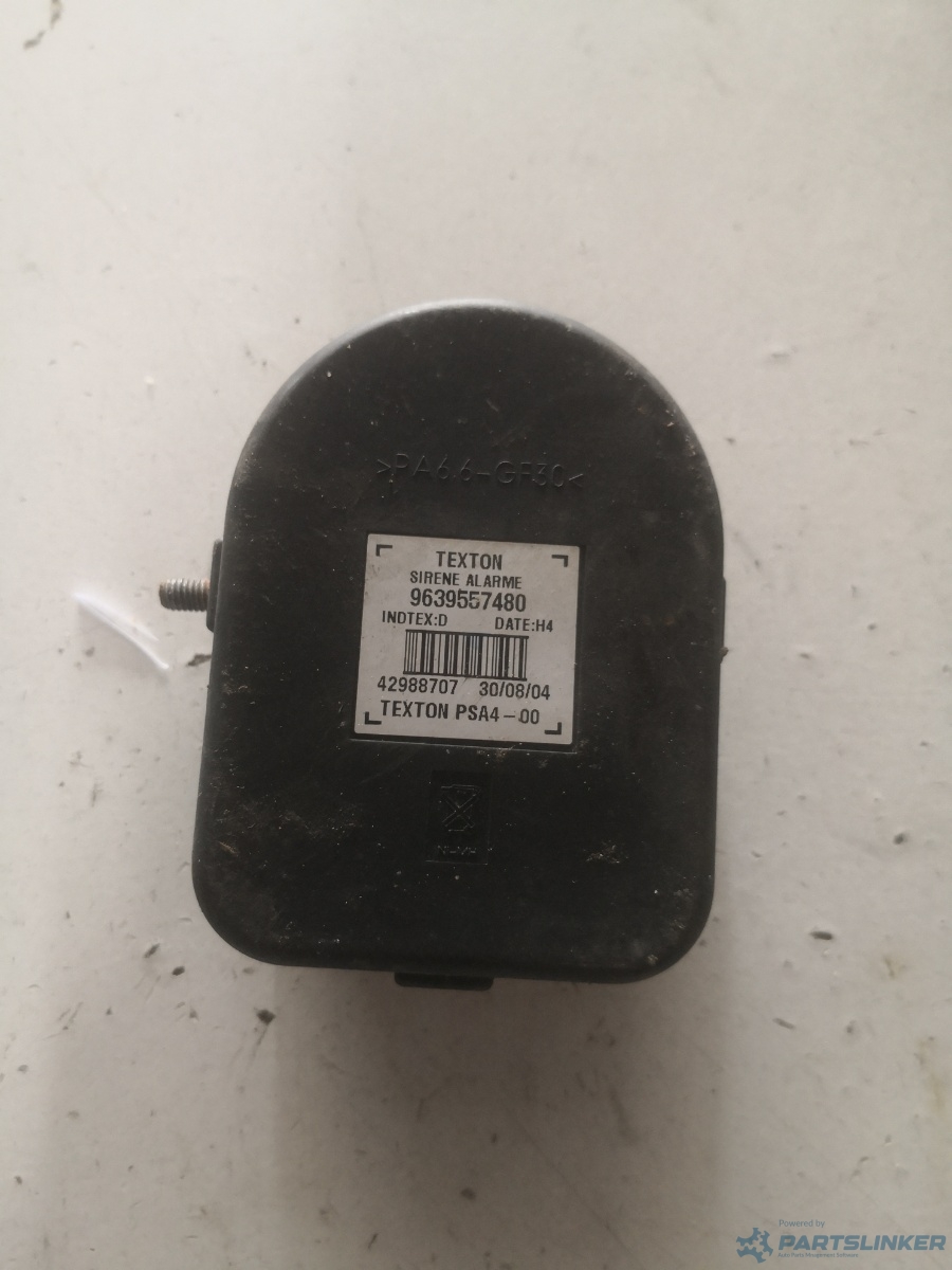 Claxon PEUGEOT 407 (6D_) [ 2004 - > ] OEM 9639557480