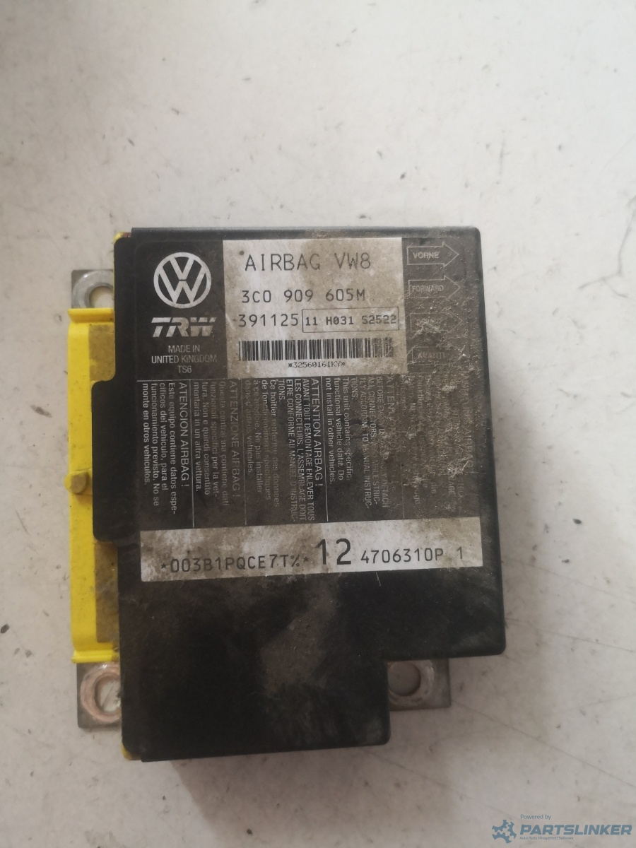 Calculator airbag VOLKSWAGEN PASSAT (3C2) [ 2005 - 2010 ] OEM 3c0909695m