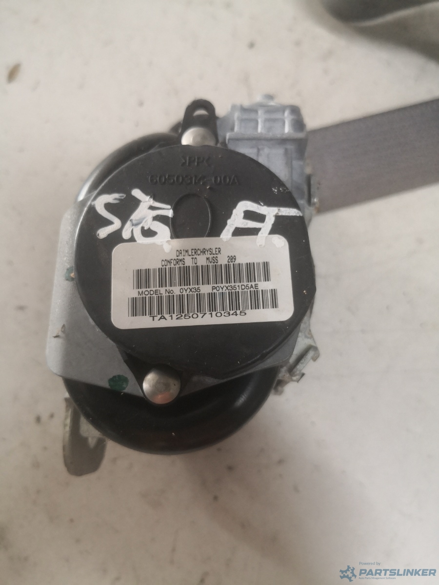 Centura siguranta stanga fata CHRYSLER SEBRING (JS) [ 2006 - 2010 ] OEM 605031400a – foto 2