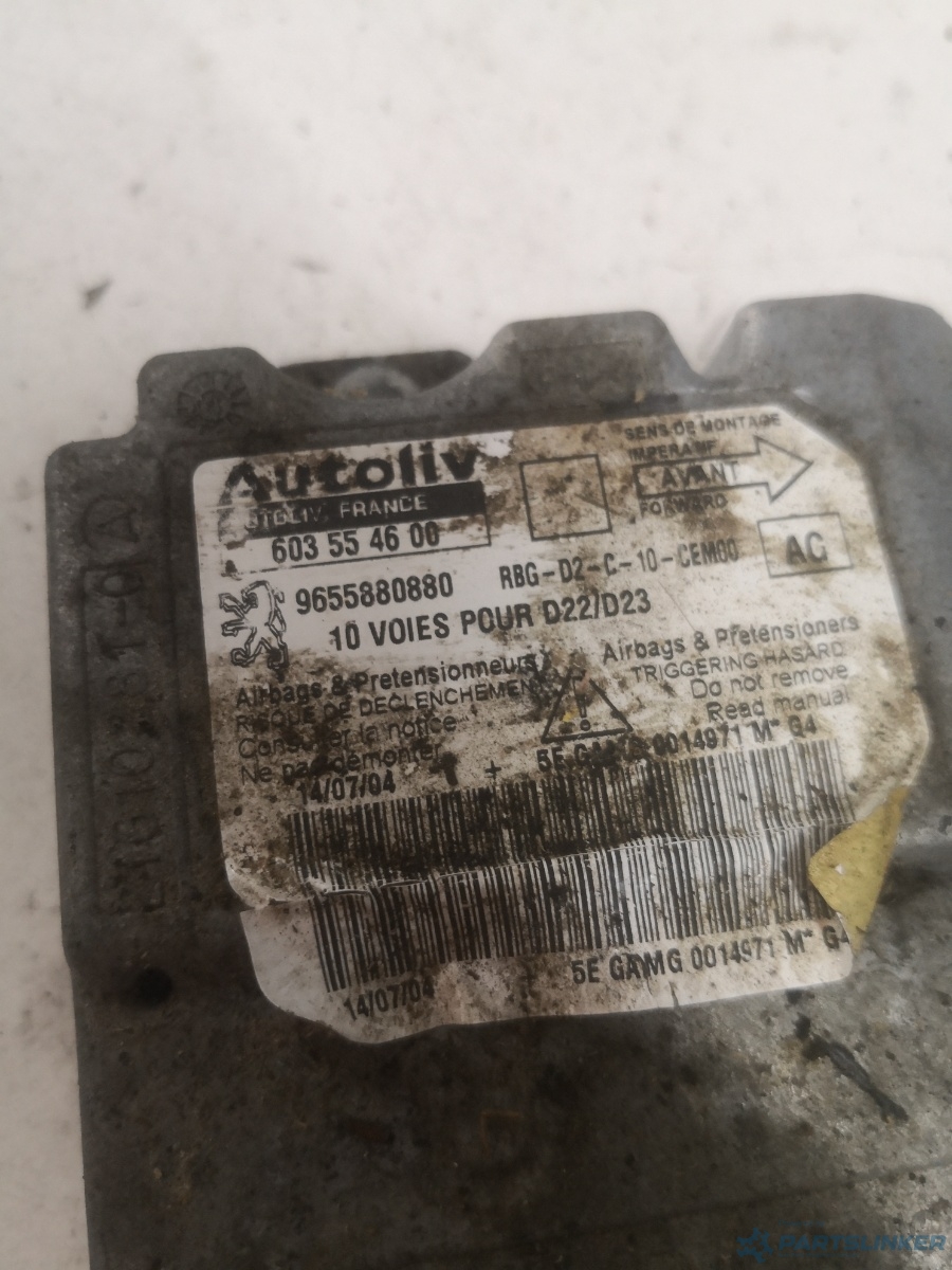 Calculator airbag PEUGEOT 407 (6D_) [ 2004 - > ] OEM 9655880880 – foto 2