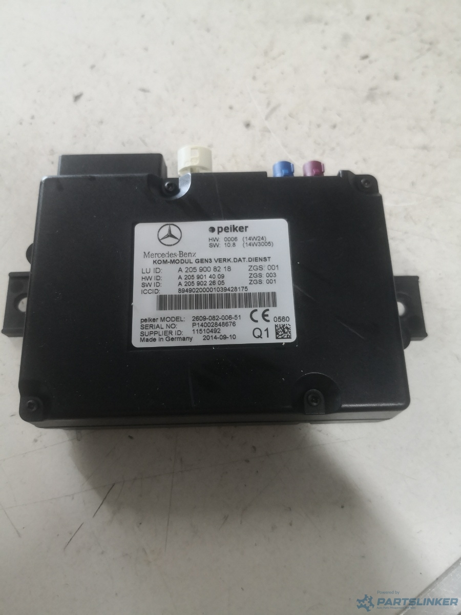 Calculator confort MERCEDES-BENZ S-CLASS W222, V222, X222 2013 - > 3.0 S 350 BlueTEC / d OM 642.861 190KW|258HP 0