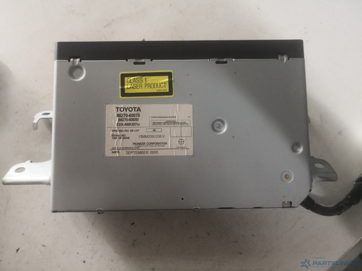 Magazie cd TOYOTA LAND CRUISER (LJ12_, KZJ12_, TRJ12_, KDJ12_, GRJ12_) [ 20 OEM 8627060070