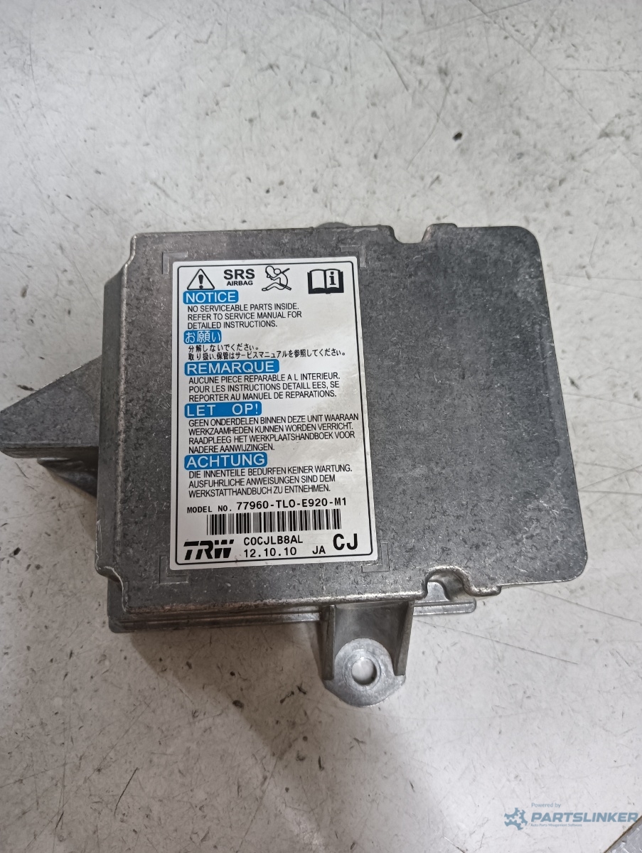 Calculator airbag HONDA ACCORD VIII (CU) [ 2008 - > ] OEM 77960tl0e920m1