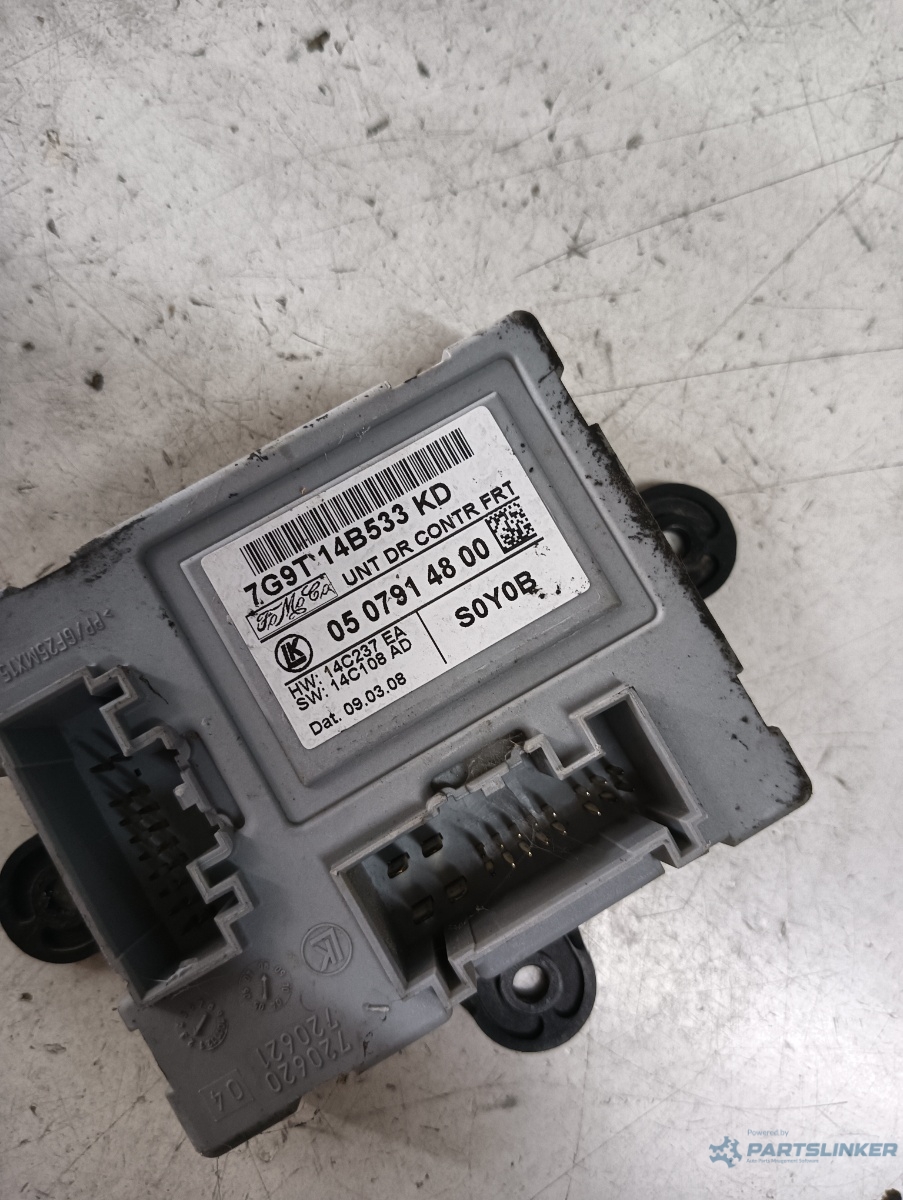 Modul usa  dreapta fata FORD GALAXY (WA6, VM) [ 2006 - 2015 ] OEM 7g9t14b533kd – foto 2