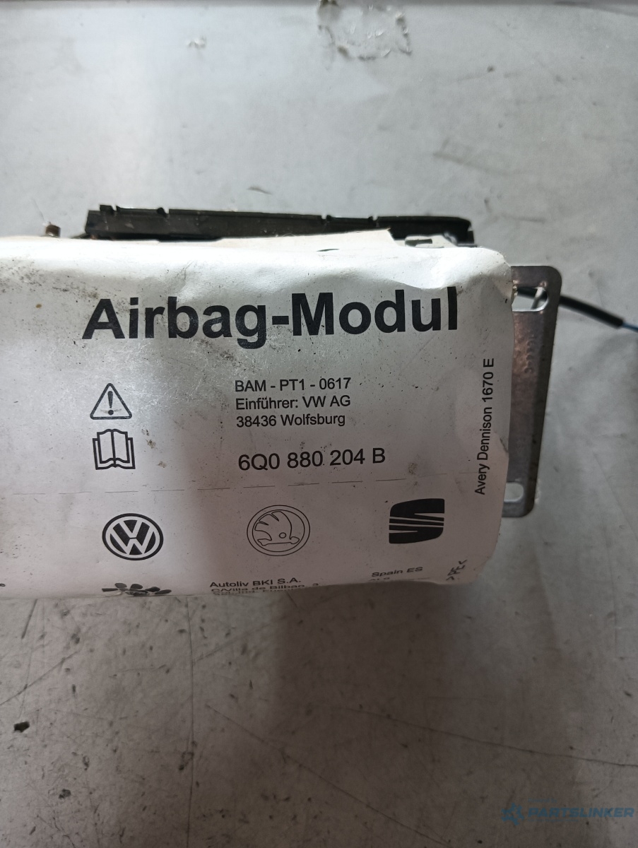 Airbag pasager dreapta fata VOLKSWAGEN POLO (9N_) [ 2001 - 2012 ] OEM 6q0880204b – foto 2